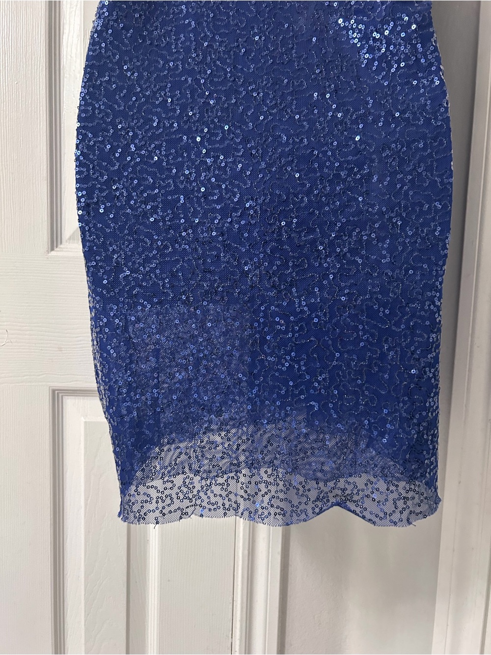 Victoria's Secret Sequined Nightie in Vibrant Blue Size Medium - Picture 6 of 9